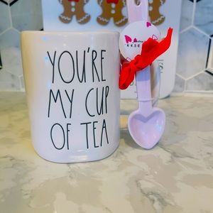 Rae Dunn You’re my cup of tea with heart spoon